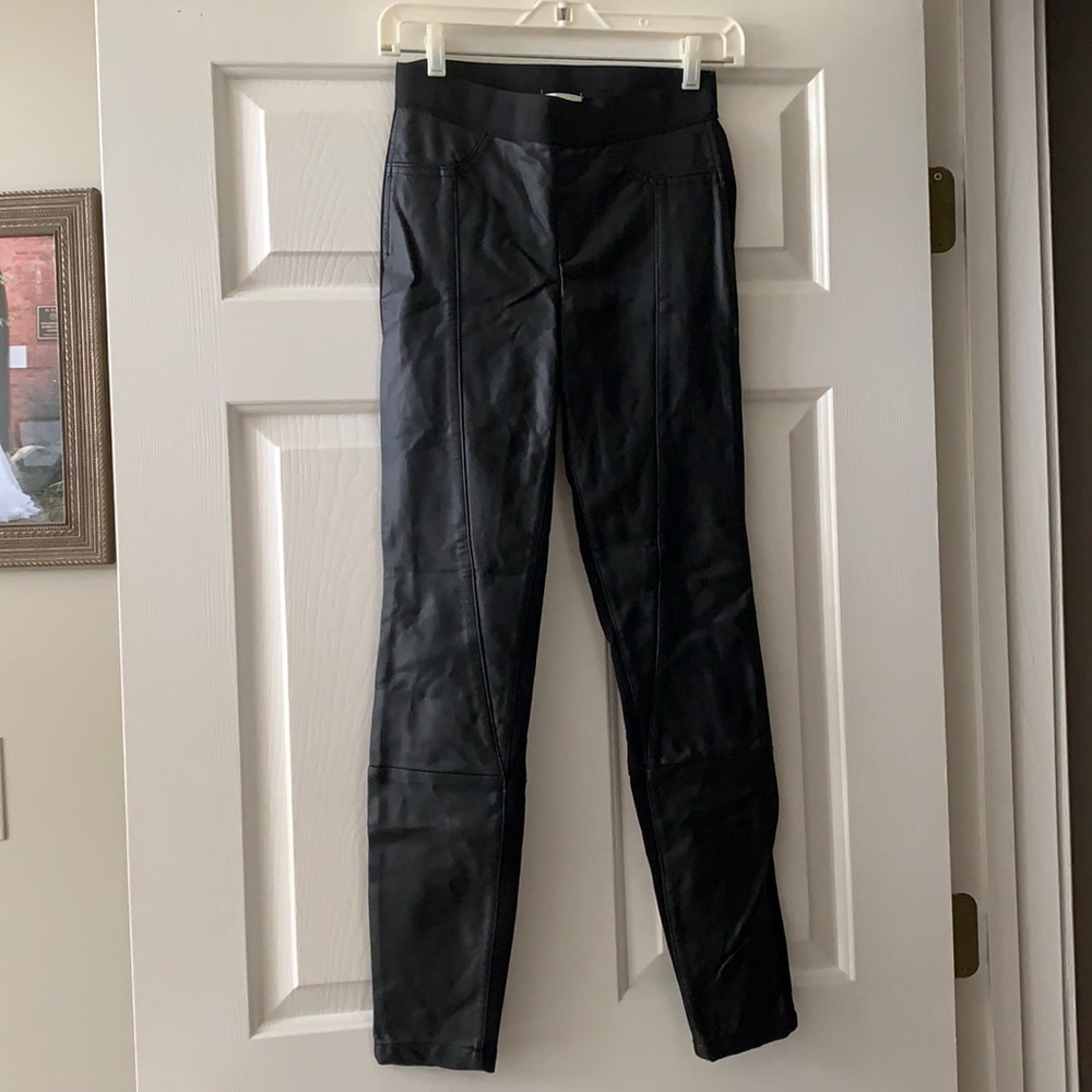 Jessica Simpson leather front pants